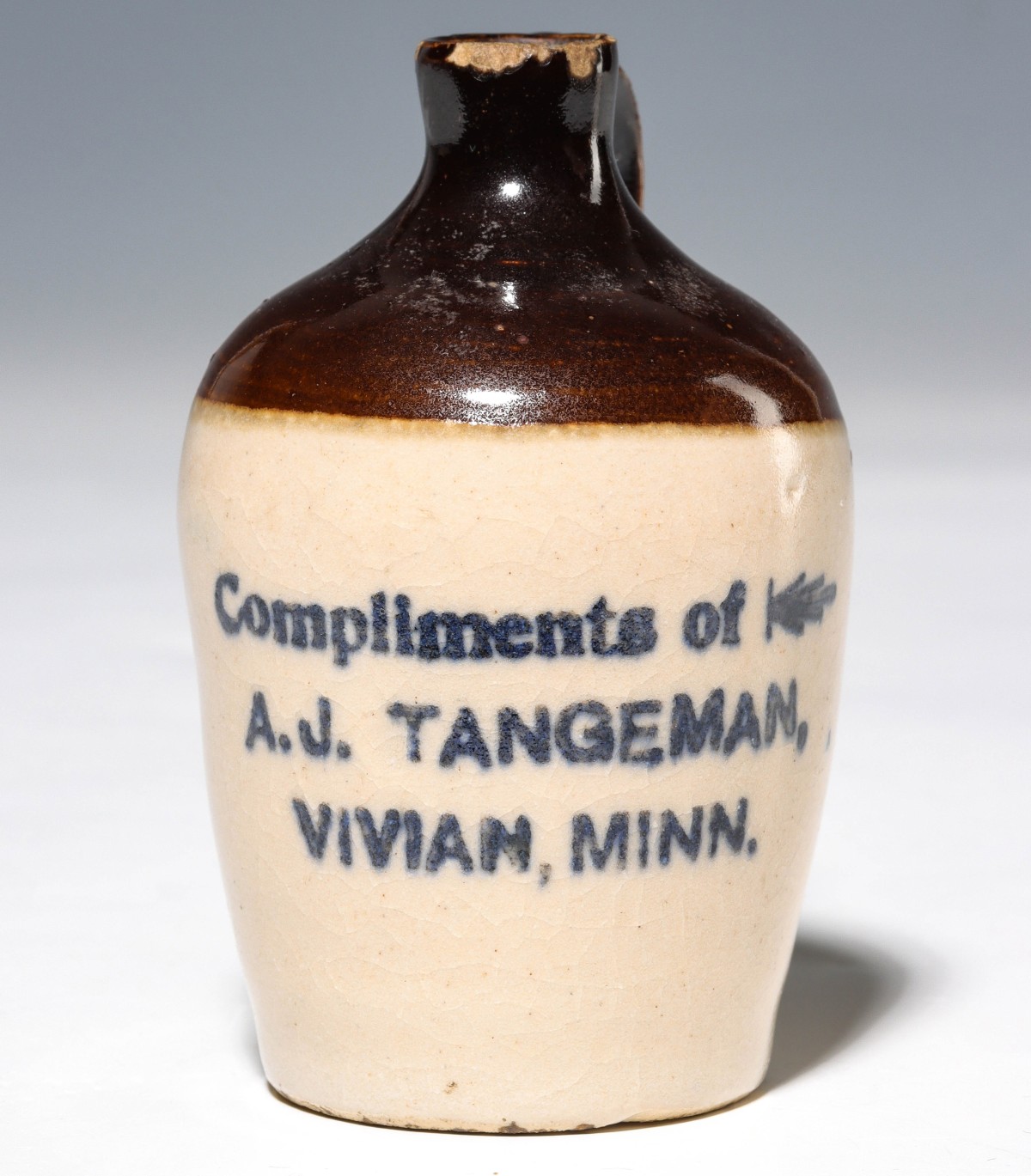 Appraisal: VIVIAN MINNESOTA STONEWARE MINI JUG