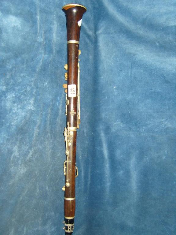 Appraisal: A clarinet marked Arpeggio France