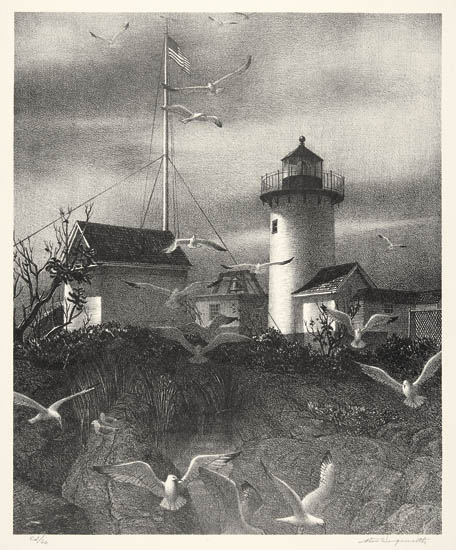 Appraisal: STOW WENGENROTH Three lithographs Approaching Storm Edition of Inscribed Ed