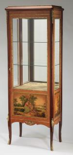 Appraisal: Early th c Vernis Martin style vitrine h Early th