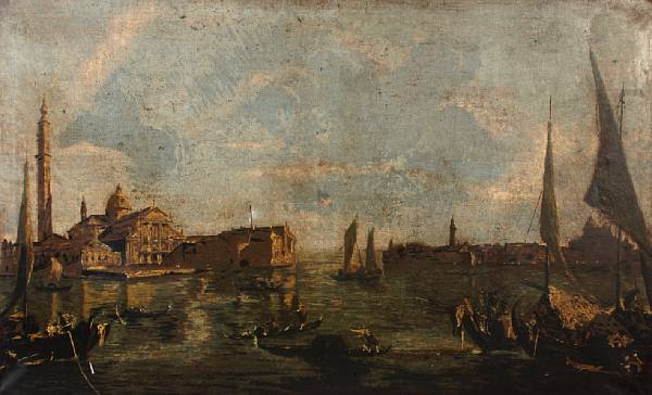 Appraisal: Italian School th Century A view of a Venetian canal