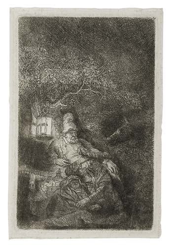 Appraisal: REMBRANDT VAN RIJN The Rest on the Flight A Night