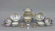 Appraisal: A Collection of Quimper French Pottery Lot includes pieces of