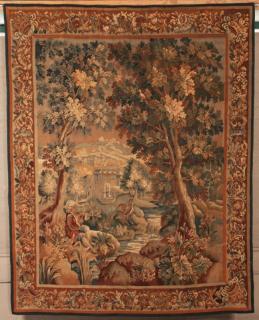 Appraisal: TH C CONTINENTAL WOOL TAPESTRY TH C CONTINENTAL WOOL TAPESTRY