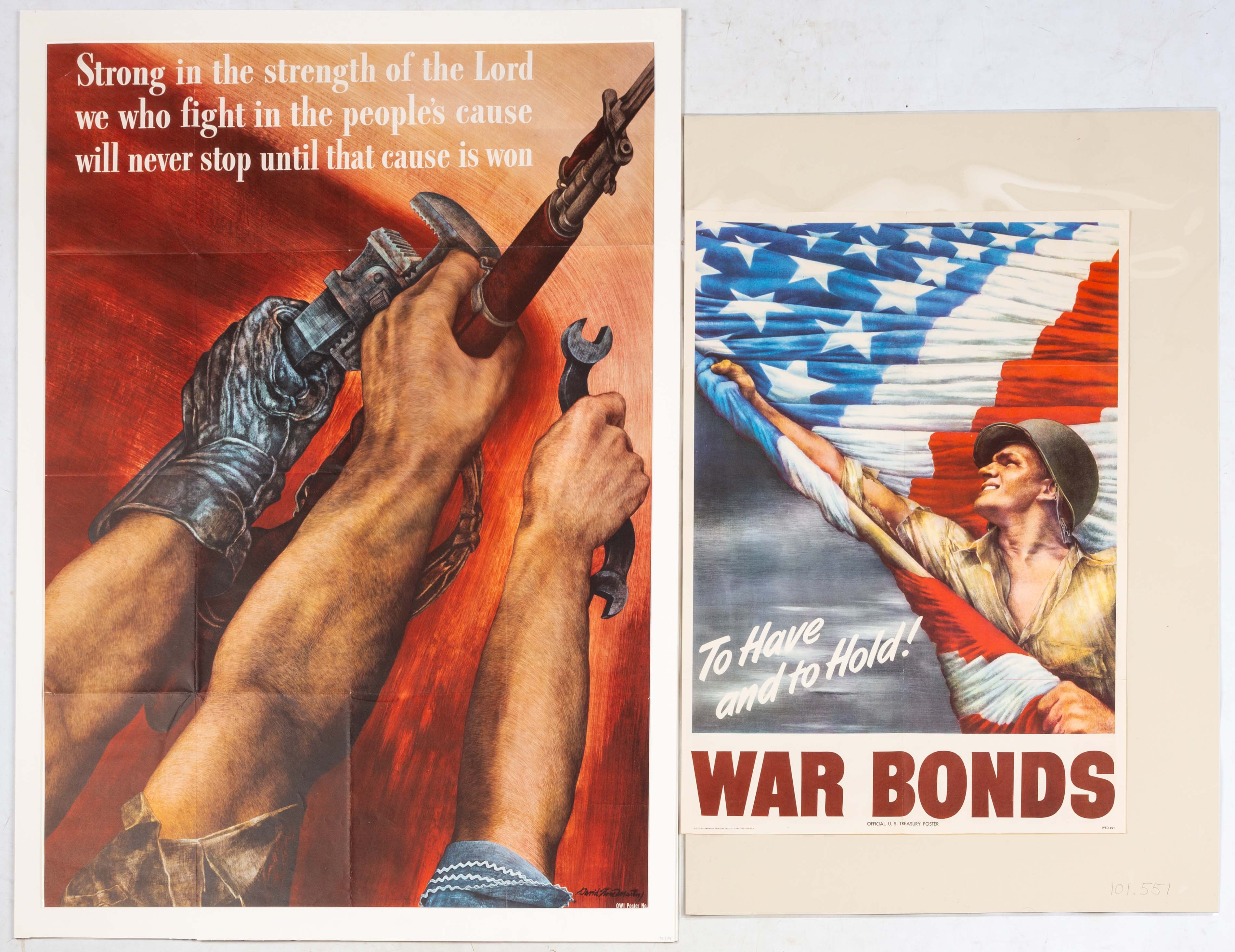 Appraisal: WWII POSTERS WWII Posters