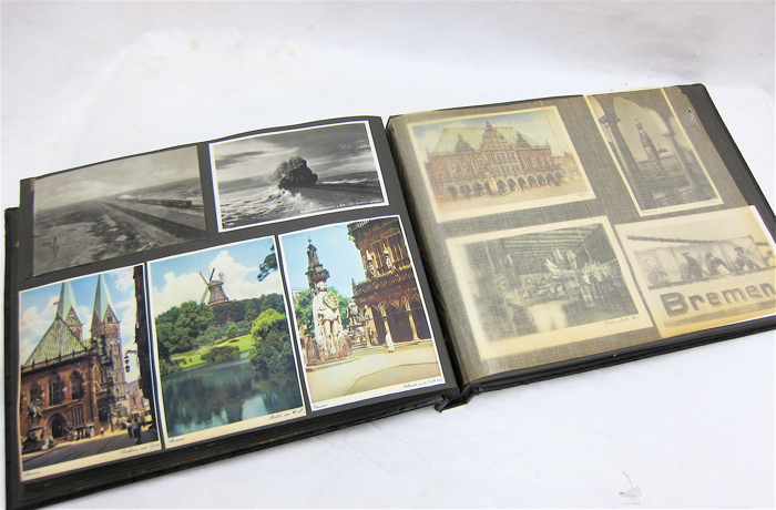 Appraisal: POSTCARD ALBUM containing more than picture postcards of Germany Austria