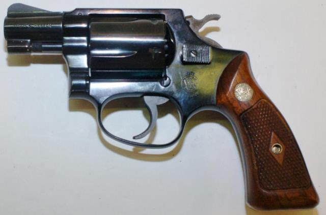 Appraisal: Smith Wesson Model Airweight-Blued shot J Frame Revolver with Barrel