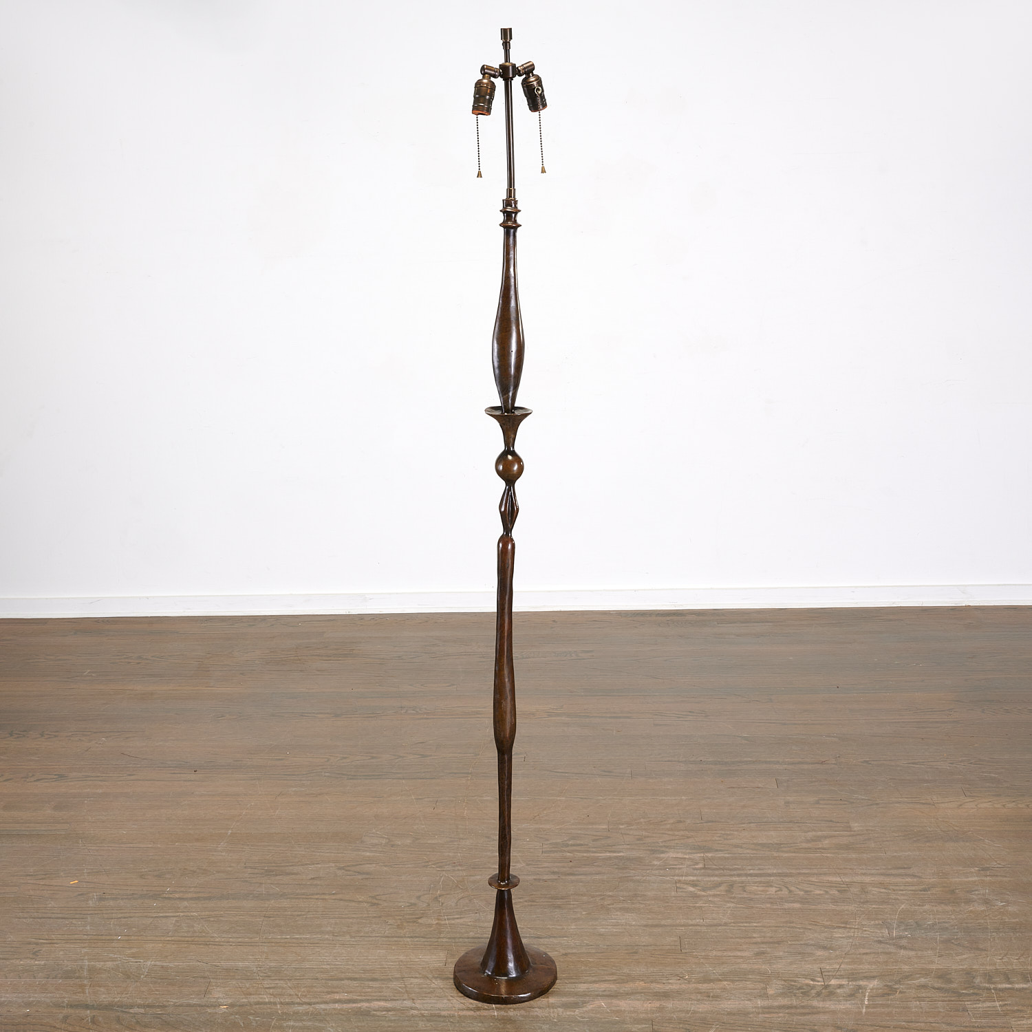 Appraisal: AFTER ALBERTO GIACOMETTI BRONZE FLOOR LAMP Late th c based