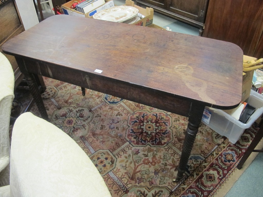 Appraisal: th century mahogany table section