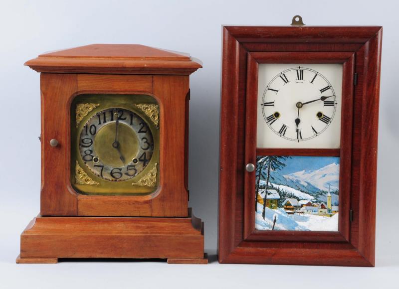 Appraisal: Lot Of Shelf And Mantle Clocks These clocks are more