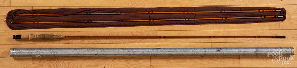 Appraisal: Uslan Inc Spencer Rod split bamboo fly rod Uslan Inc