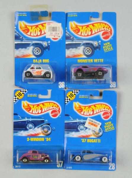 Appraisal: Lot of Mattel Hot Wheels Blue Card Vehicles Description Includes