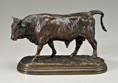 Appraisal: Rosa Bonheur bronze French - walking bull inscribed in base