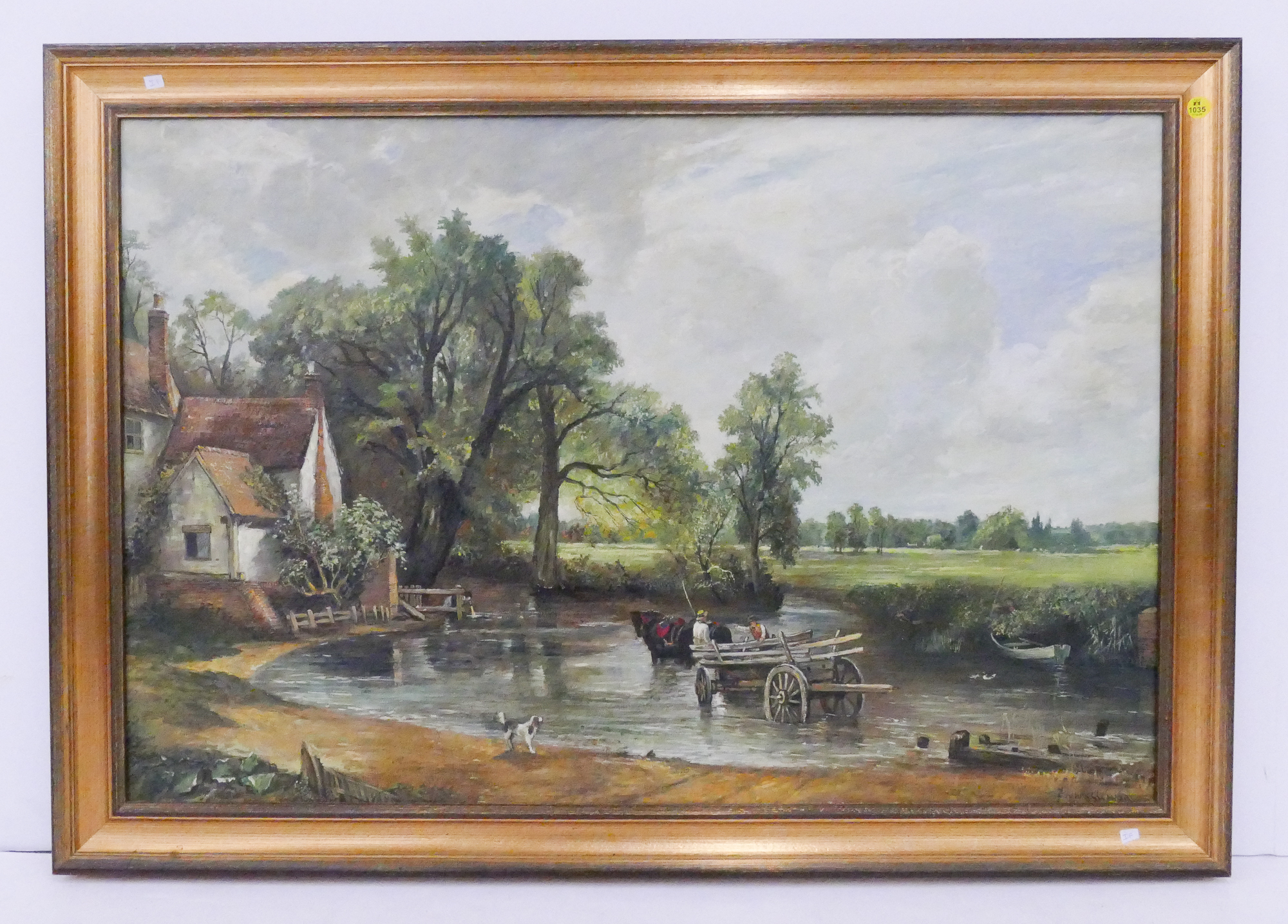 Appraisal: After John Constable 'The Hay Wain' Signed J Wassenaar Dutch