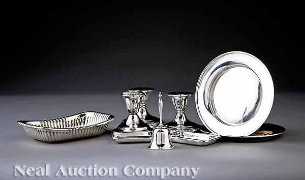 Appraisal: A Group of American Sterling Silver Tableware th c including