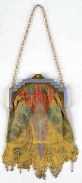 Appraisal: Art Deco Fine Mesh Purse Description Circa Whiting Davis Minor