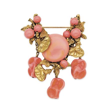 Appraisal: Miriam Haskell Dangling Brooch Estimate -