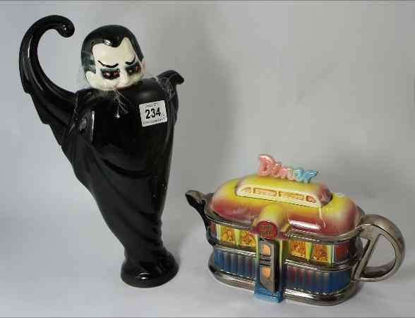 Appraisal: Novelty Teapots Torpor Ware Dracula and the Teapottery Earls Diner