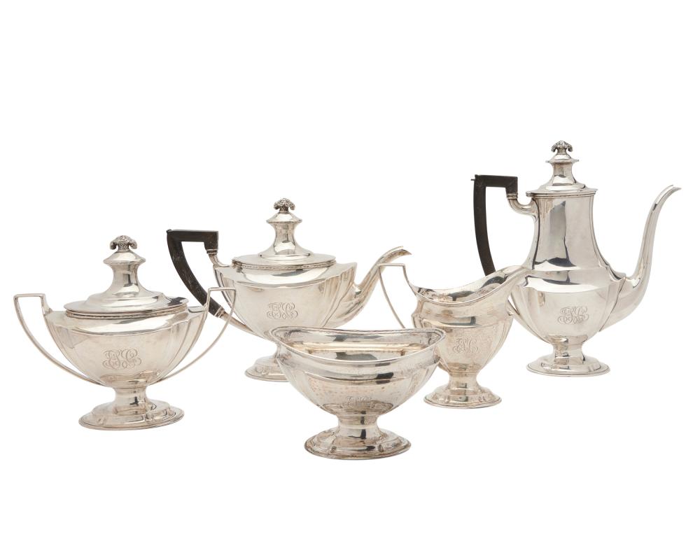 Appraisal: Tiffany Co Five Piece Silver Coffee and Tea Service New