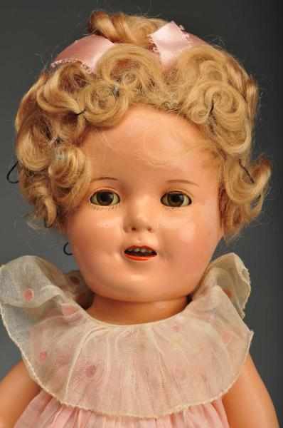 Appraisal: Ideal Shirley Temple Doll Description All composition doll with sleep