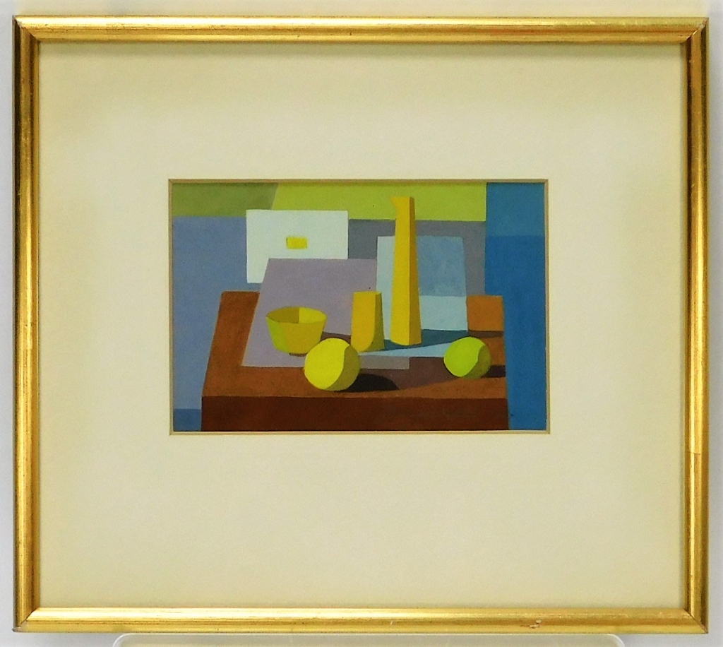 Appraisal: J BANIGAN SULLIVAN KITCHEN STILL LIFE PAINTING New England -