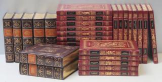 Appraisal: Shakespeare Leather Bound Book Lot Complete Works Easton Press C