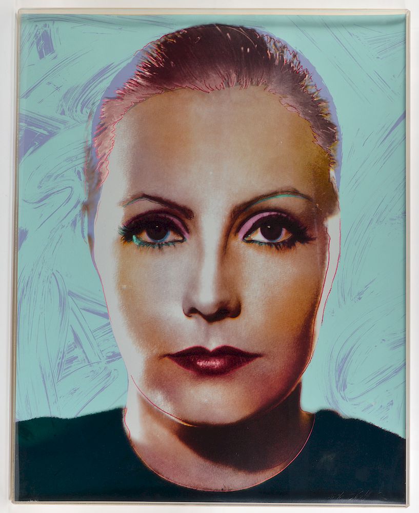 Appraisal: J Rupert Smith 'Divine' Greta Garbo Silkscreen Greta Garbo Suite