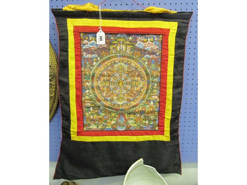 Appraisal: Buddhist thanka