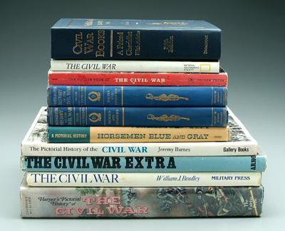 Appraisal: Ten books Civil War related Tom Broadfoot Civil War Books