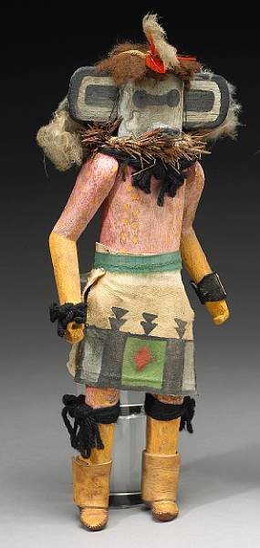 Appraisal: Property of various owners Depicting Upo'yona the Cottonhead kachina wearing