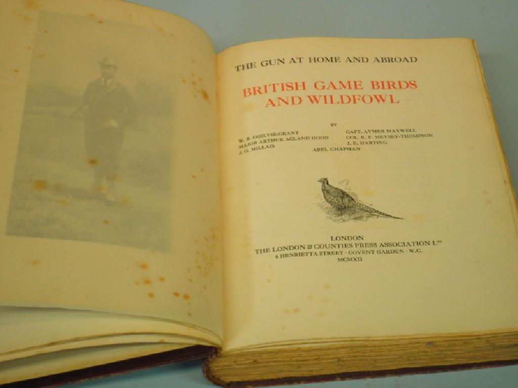 Appraisal: A copy of British Game Birds Wild Fowl The Gun