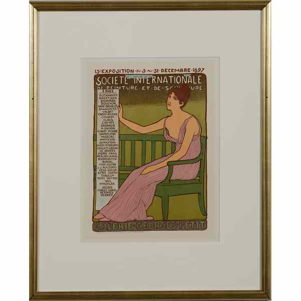 Appraisal: Maurice Realier-Dumas French - Societe Internationale Poster Colored lithograph titled