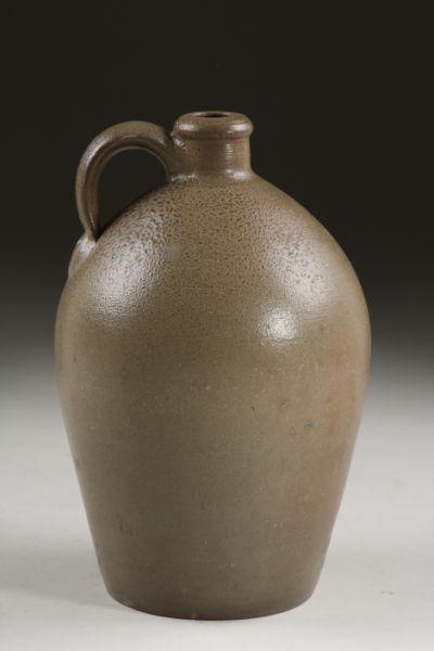 Appraisal: NC Pottery Himer Fox Two Gallon Jug th c salt