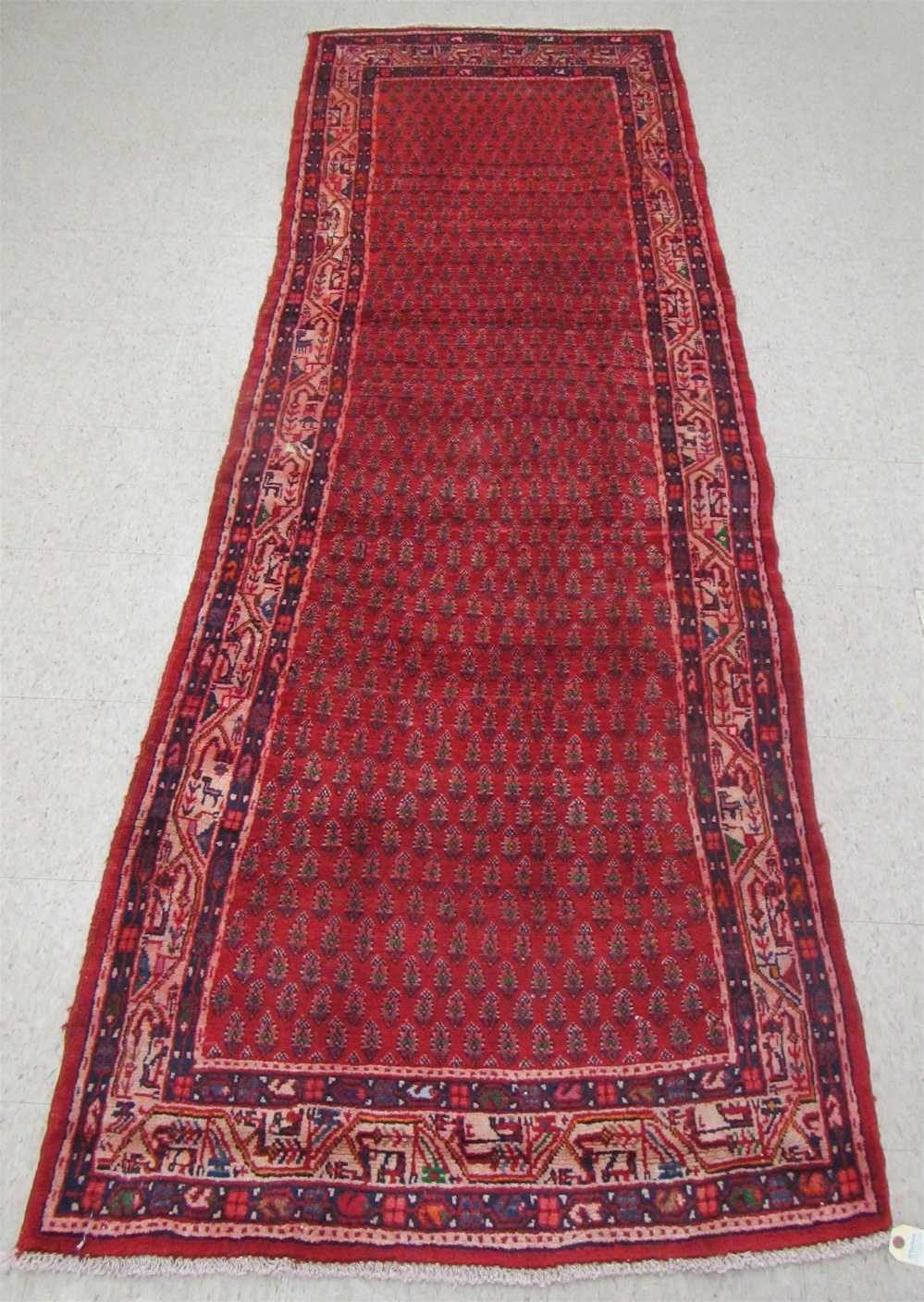 Appraisal: PERSIAN MIR HALL RUG Arak province western Iran featuring a