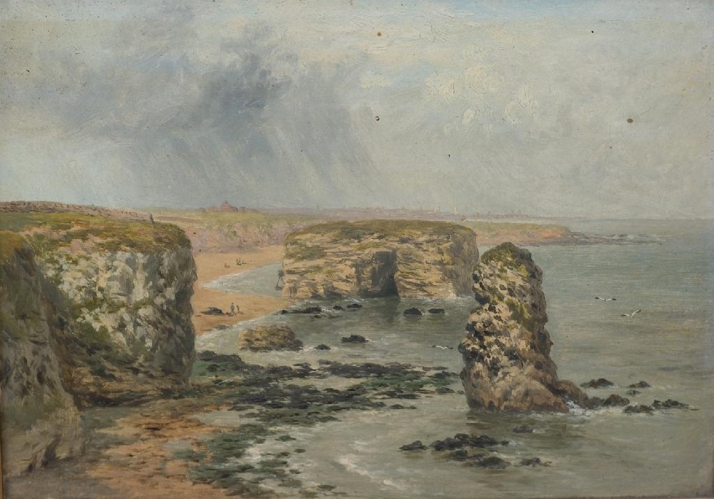 Appraisal: ENGLISH SCHOOL th CENTURY COASTAL SCENES A SET OF FOUR