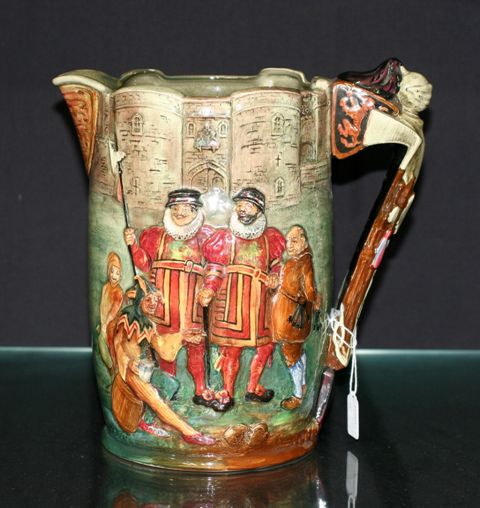 Appraisal: A Royal Doulton 'The Tower of London Jug' by Charles