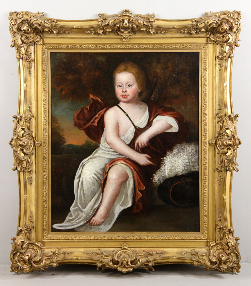 Appraisal: - th C French Portrait of a Boy O C