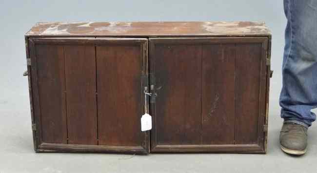 Appraisal: Asian two door cabinet with side handles '' W ''