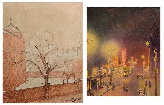 Appraisal: STANLEY B CURZON Exh 'Lime Street' and 'Winter in Liverpool'