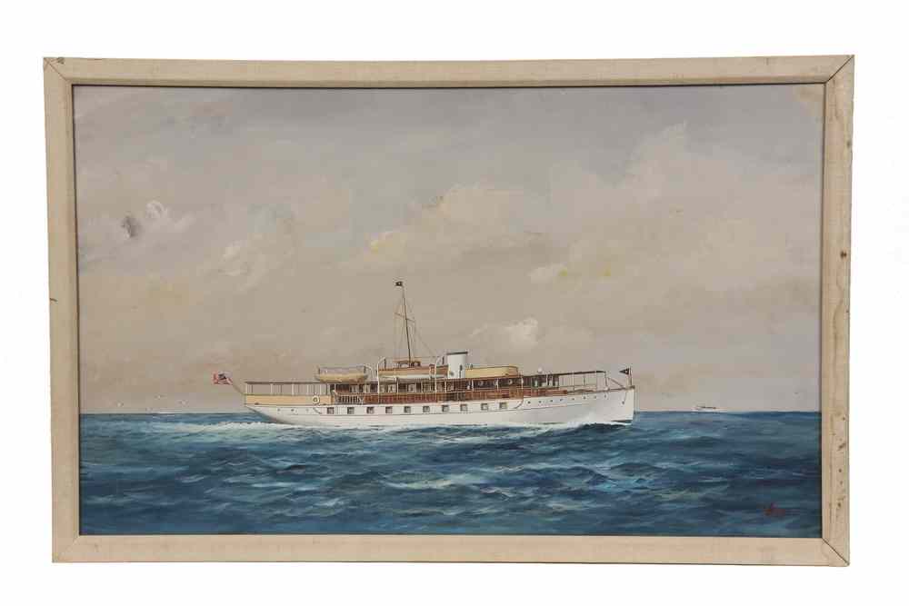 Appraisal: OOB - Steam Yacht 'Minoco' by Joe Selby FL -