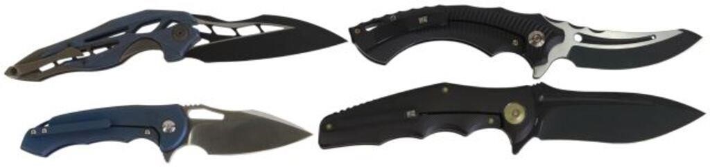 Appraisal: lot of WE Knife Company Massdrop flip knives new in