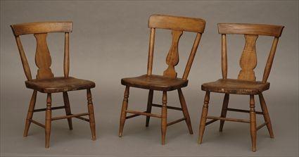 Appraisal: Three Small Child's Chairs