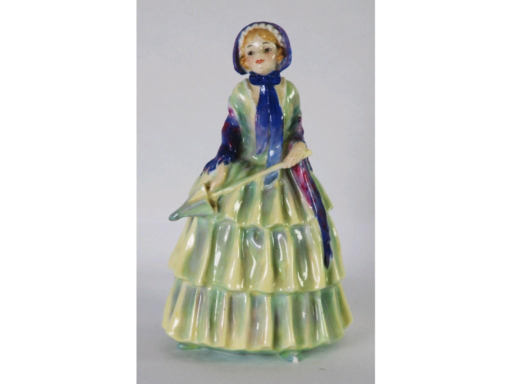 Appraisal: ROYAL DOULTON CHINA FIGURE 'BIDDY' HN cm high printed and