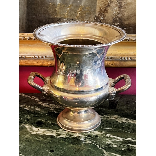 Appraisal: Hecworth silver plate twin handled champagne bucket