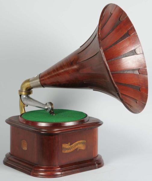 Appraisal: Columbia BD Disc Phonograph Description Some new wood new wooden