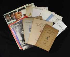 Appraisal: Australian Art Ephemera exhibition catalogues and other publications relating to