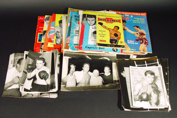 Appraisal: Collection of The Ring boxing magazines and a selection of