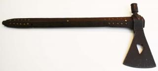 Appraisal: late th c Great Plains pipe tomahawk w heart cut-out