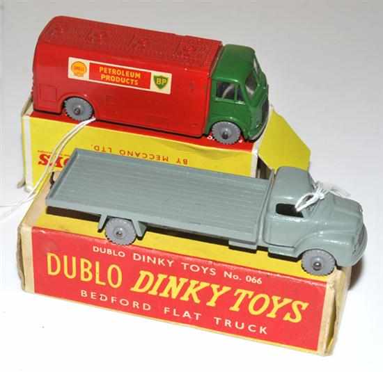 Appraisal: DUBLO DINKY BEDFORD FLAT TRUCK GREY BODY AND KNOBBLY GREY