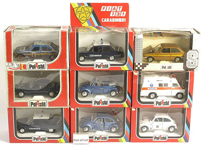 Appraisal: Polistil group of models - to include Honda Four Jaguar